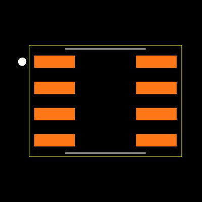 UCC28050D Footprint