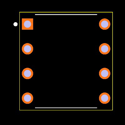 UCC28050P Footprint