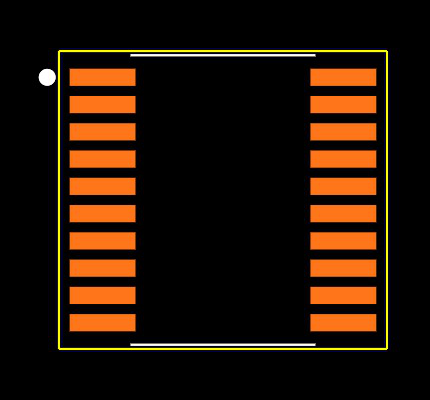 UCC28070APW Footprint