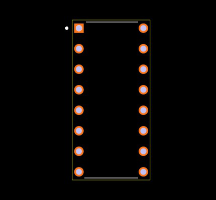 UCC2810NG4 Footprint