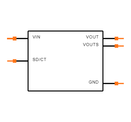 UCC284DP-ADJ Symbol