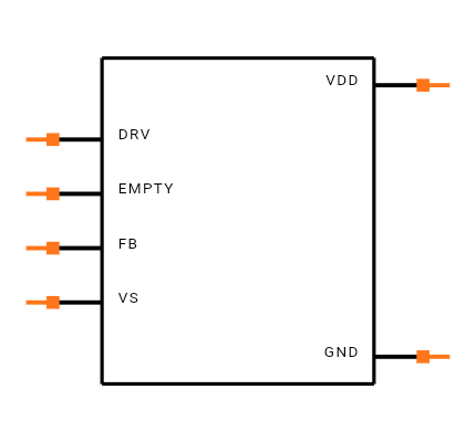UCC28742DBVT Symbol