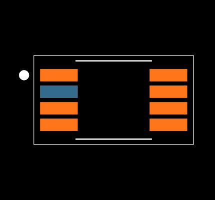 UCC28C40DGKR Footprint