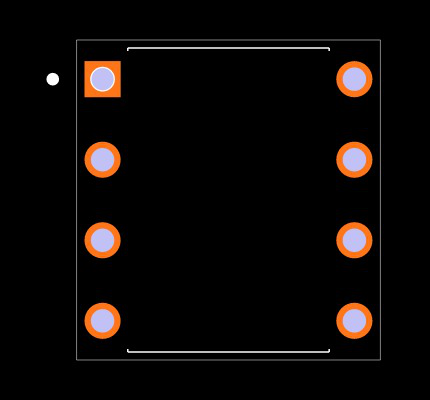 UCC38084P Footprint
