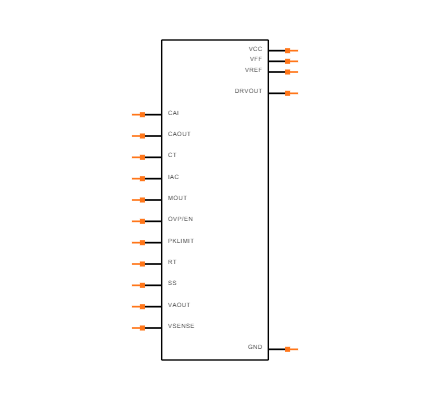 UCC3817N Symbol