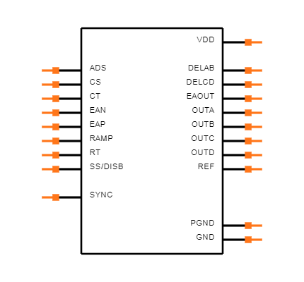UCC3895DW Symbol