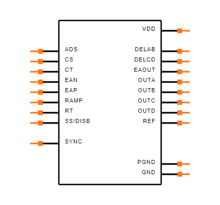 UCC3895DWG4 Symbol