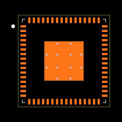 UCD3138ARGCR Footprint
