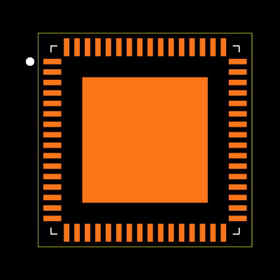 UCD90120RGCR Footprint