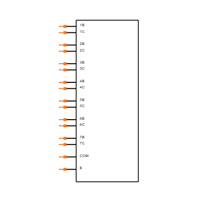 ULQ2003AQDRQ1 Symbol