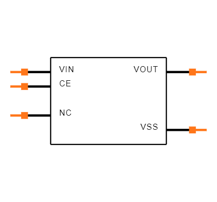 XC6210B182PR-G Symbol