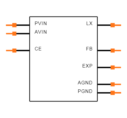 XC9243B08DDR-G Symbol