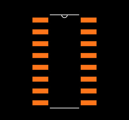 74HC4053D Footprint