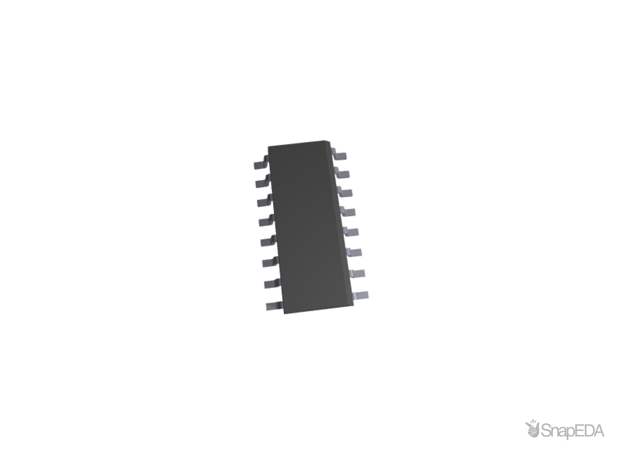 74HC595D 3D Model