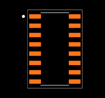 74HC595D Footprint