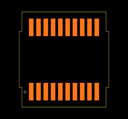 74VHCT574AFT(BE) Footprint