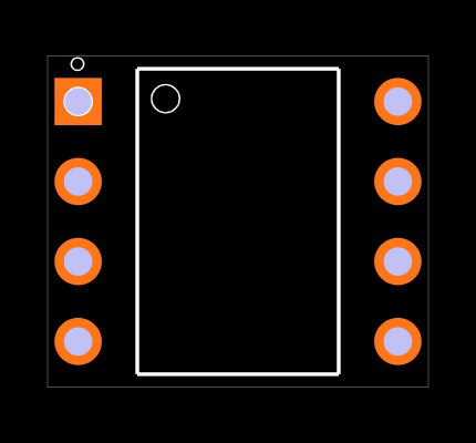 TLP250H(D4-LF1,F) Footprint