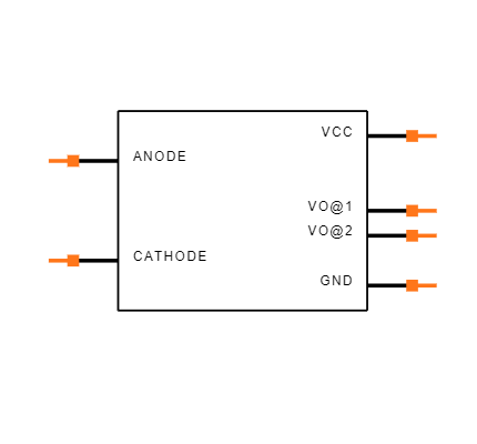 TLP250H(D4-LF1,F) Symbol