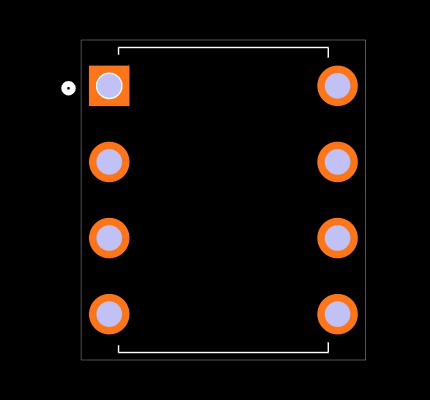 TLP521-2 Footprint