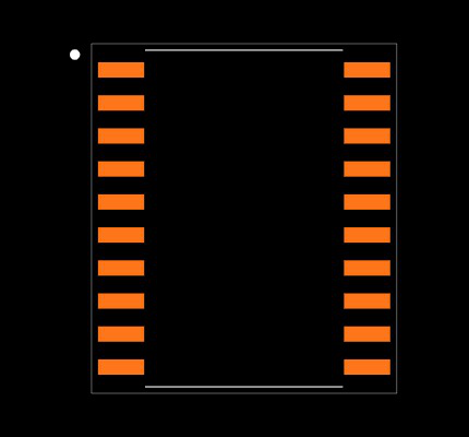 74HC244D Footprint
