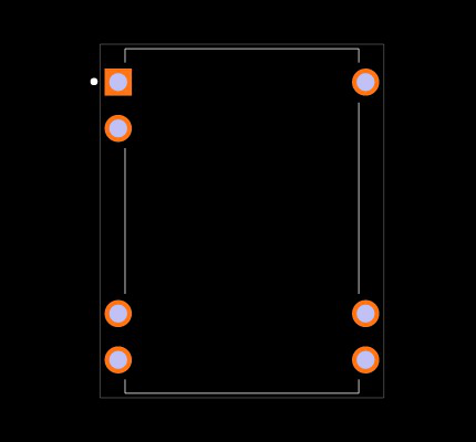 TDR 2-1222WI Footprint