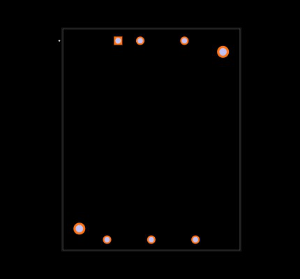 TEN 60-2412WIR Footprint