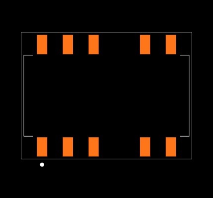 TES 1-0521V Footprint