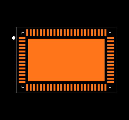 TMC4671-ES Footprint