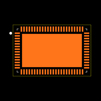 TMC4671-LA Footprint