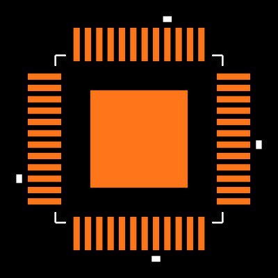 TMC5160A-TA Footprint