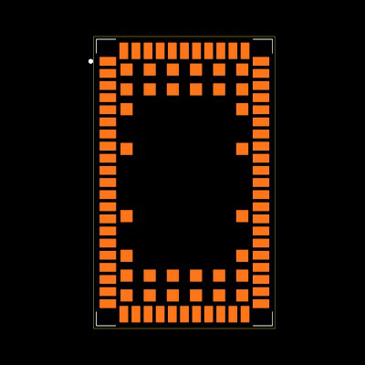 SARA-R510M8S-00B Footprint