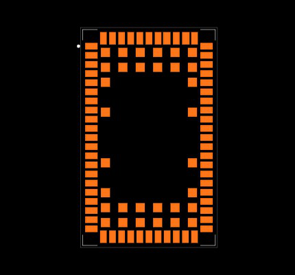 SARA-R510S-00B Footprint