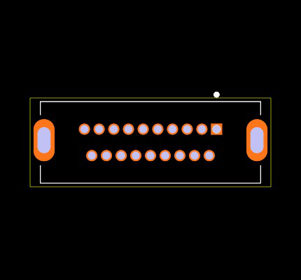 HDMI-VTB-19S-GN5R1 Footprint