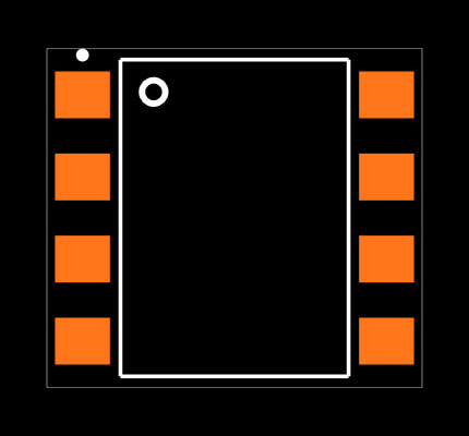 6N136-X007 Footprint