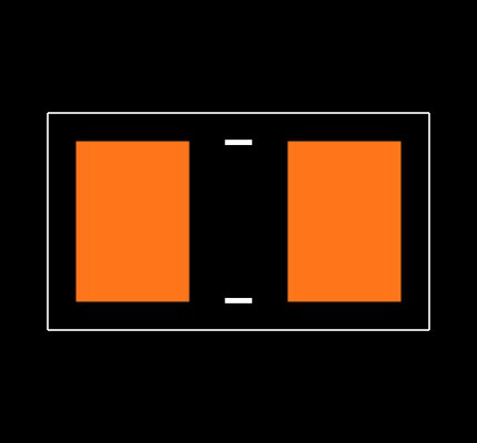 CRCW08053R00FKEAHP Footprint