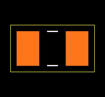 CRCW08054K02FKTC Footprint
