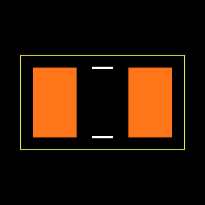 CRCW0805820RJNEAC Footprint