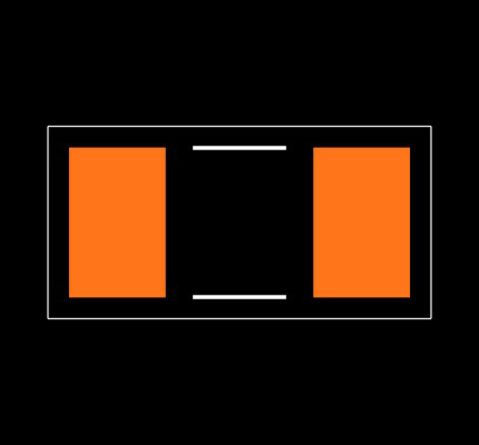 CRCW1206100KFKEAHP Footprint