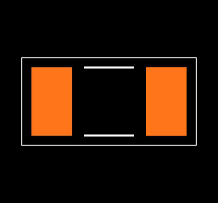 CRCW1206100KFKTC Footprint