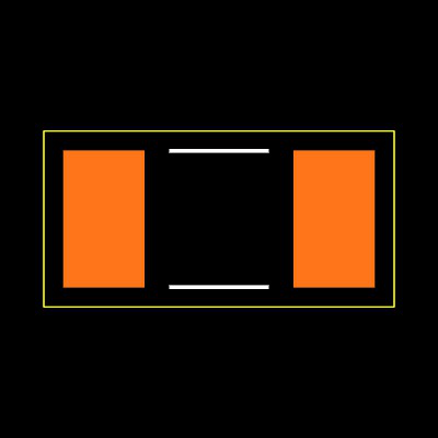 CRCW120618R2FKEA Footprint