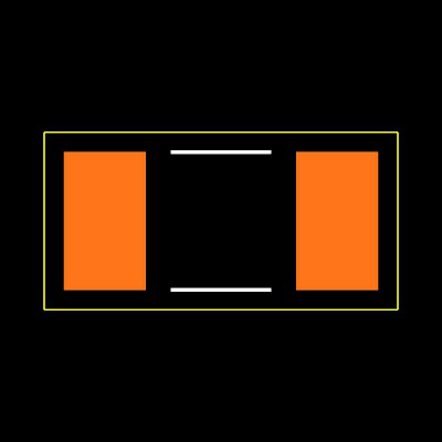 CRCW12062K49DHEAP Footprint