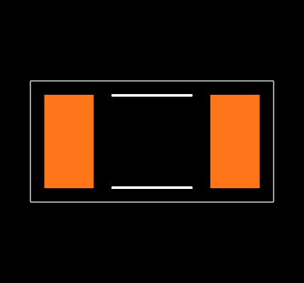 CRCW1206806RFKEAC Footprint