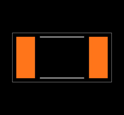 CRCW2010100KJNEF Footprint