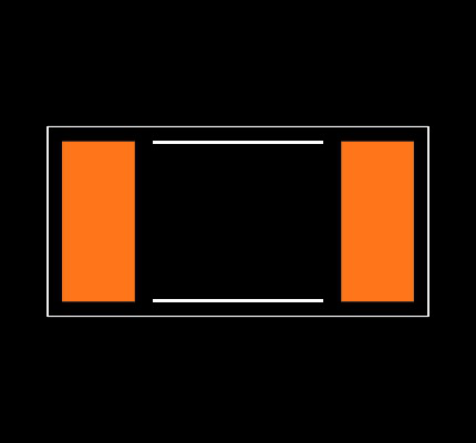 CRCW201010R0FKEFHP Footprint