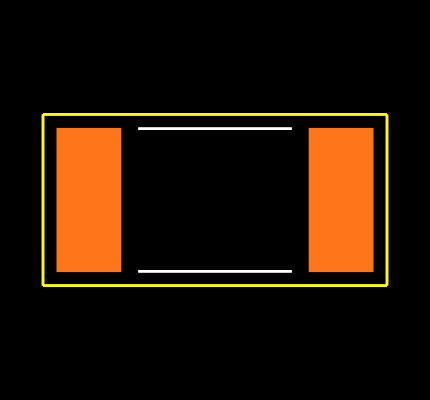 CRCW20101M00FKEF Footprint
