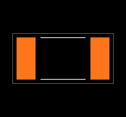 CRCW20102K49FKEF Footprint