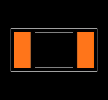 CRCW20108M87FKEF Footprint
