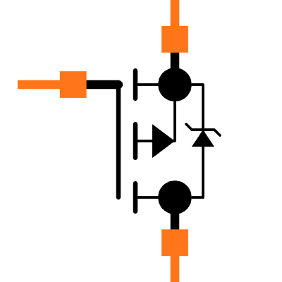 IRF9530 Symbol