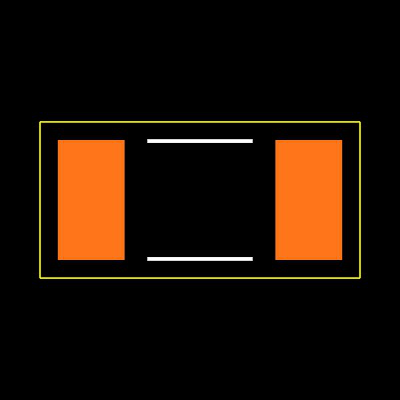 RCP1206B50R0JEB Footprint