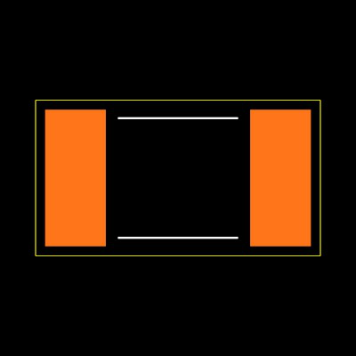 RCWE2512R150FKEA Footprint